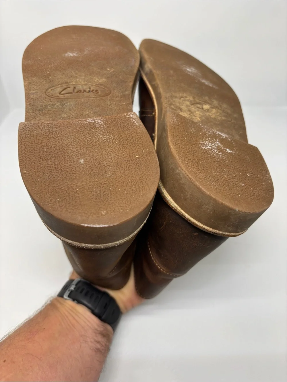 Clarks Originals Desert Boots Brown Leather Chukka Boots Men’s US 10.5 EU 44